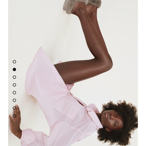 ZARA FAUX FUR LOW HEEL SANDALS Bloggers favorite - Picture 5 of 14